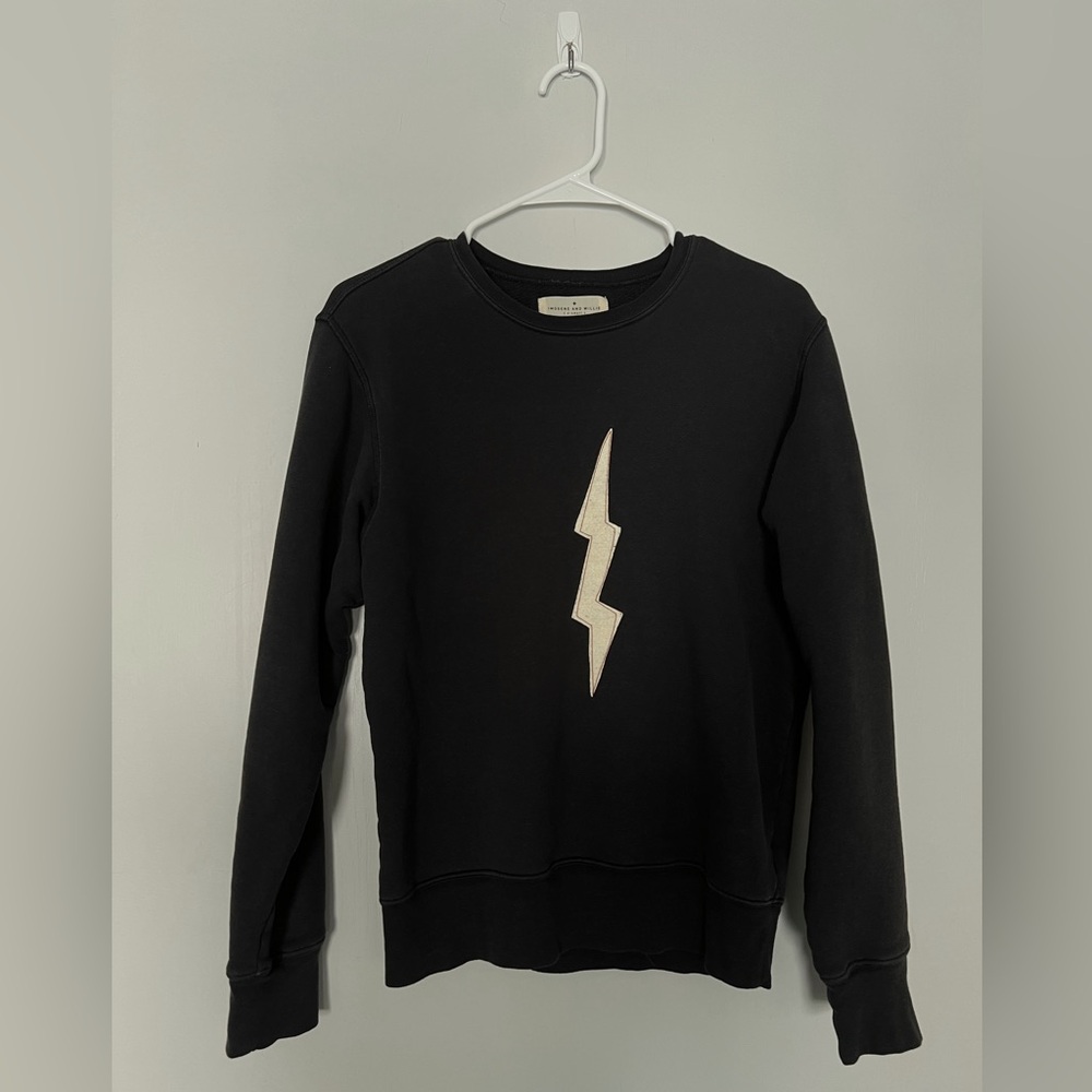 Imogene and Willie the “bolt” sweatshirt in black XS